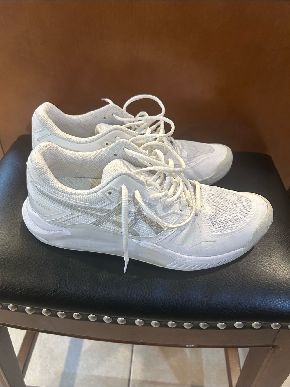 Asics Women's White Athletic Running Shoes